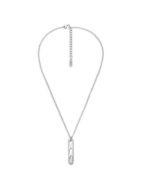 oval d logo pendant necklace by DIESEL