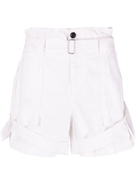 paperbag-waist shorts by DIESEL