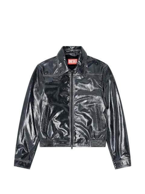 patent leather jacket by DIESEL