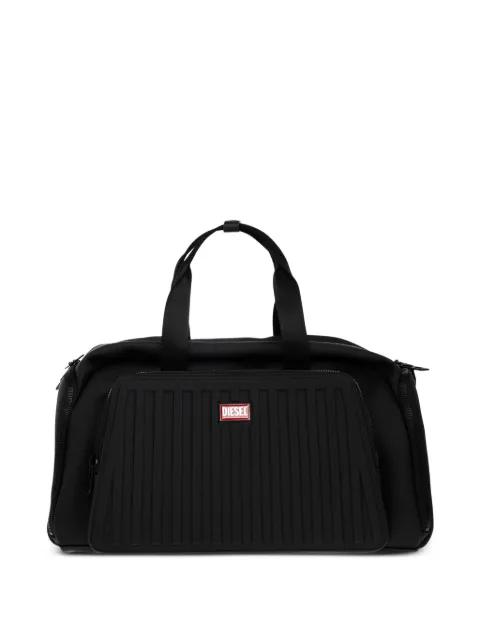 ribbed logo-patch holdall bag by DIESEL