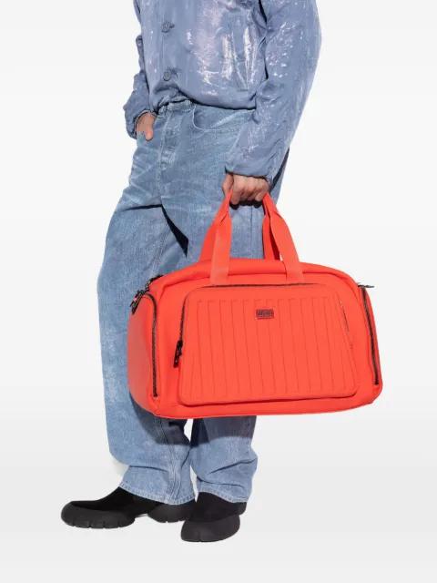 ribbed-panel logo-plaque holdalls by DIESEL