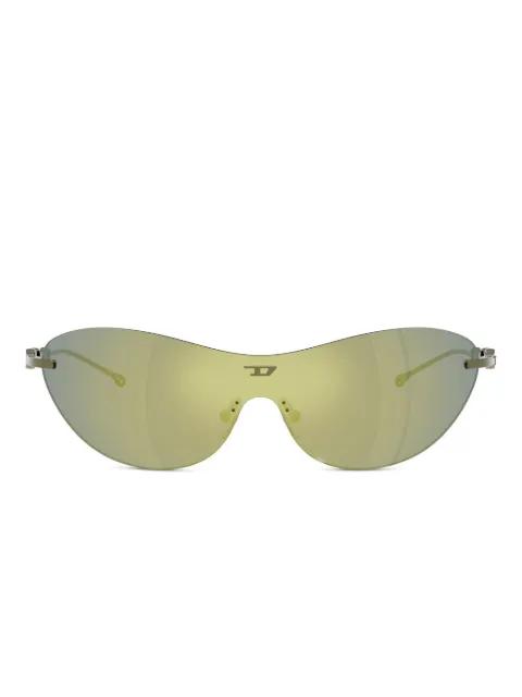 rimless logo-plaque sunglasses by DIESEL