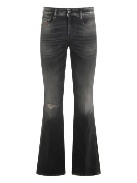 ripped bootcut jeans by DIESEL