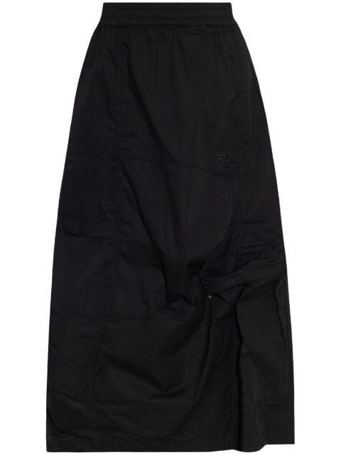 ruched-detailing skirt by DIESEL