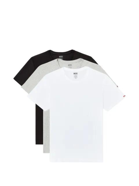 short-sleeve cotton T-shirt (set of three) by DIESEL