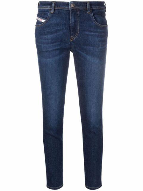slim-cut denim jeans by DIESEL