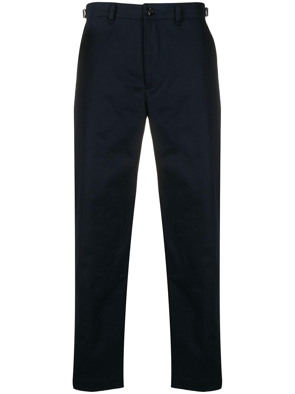slim-fit logo chinos by DIESEL