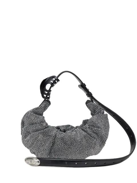 small Grab-D embellished scrunched shoulder bag by DIESEL