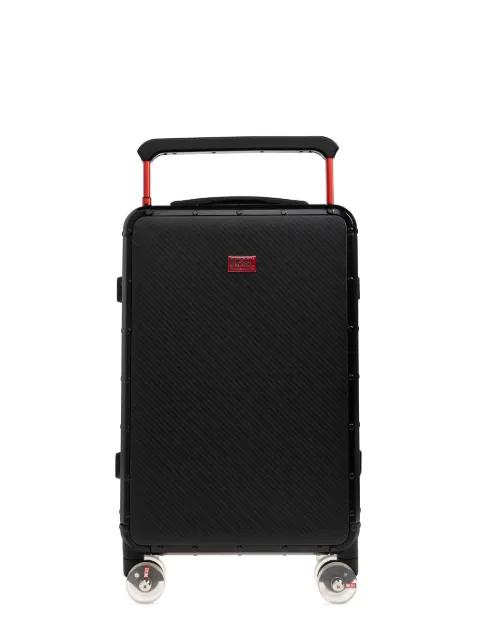 small logo-plaque suitcase by DIESEL