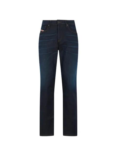straight-fit whiskered jeans by DIESEL