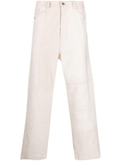 straight-leg panelled jeans by DIESEL