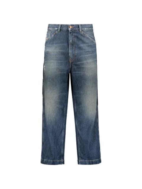 straight-leg washed-effect jeans by DIESEL