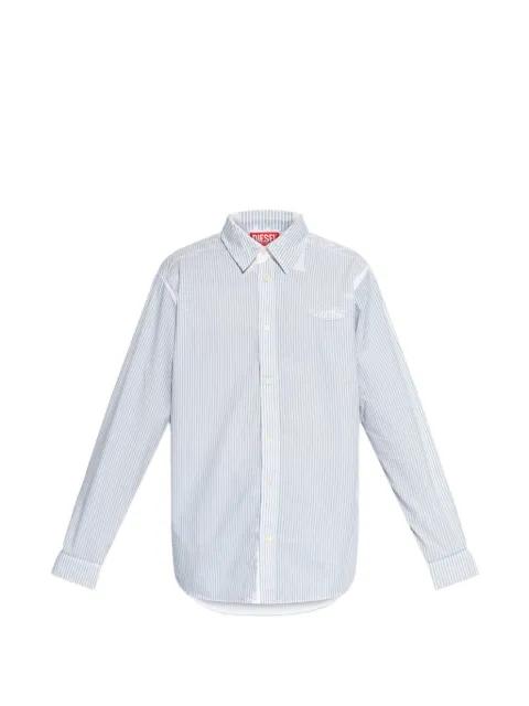 striped-pattern shirt by DIESEL