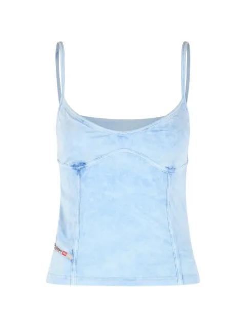 thin straps washed tank top by DIESEL