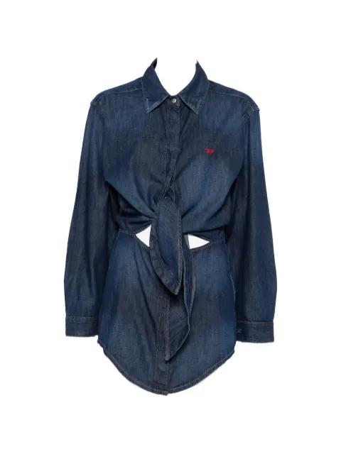 tie-front dress by DIESEL