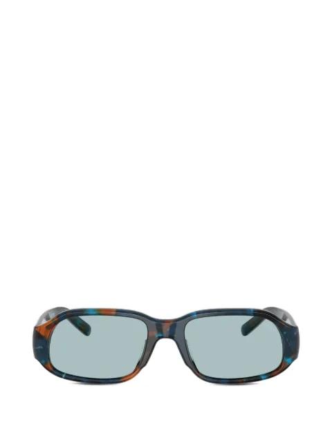 tortoiseshell-effect rectangle-frame sunglasses by DIESEL