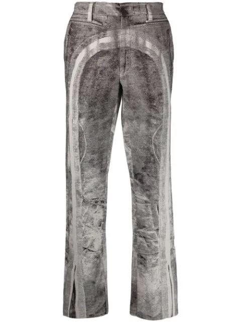 tromp l'oeil straight-leg jeans by DIESEL