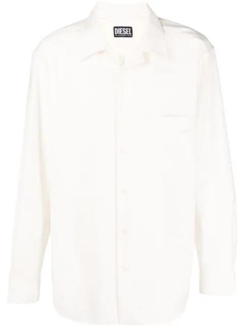 virgin-wool blend shirt by DIESEL