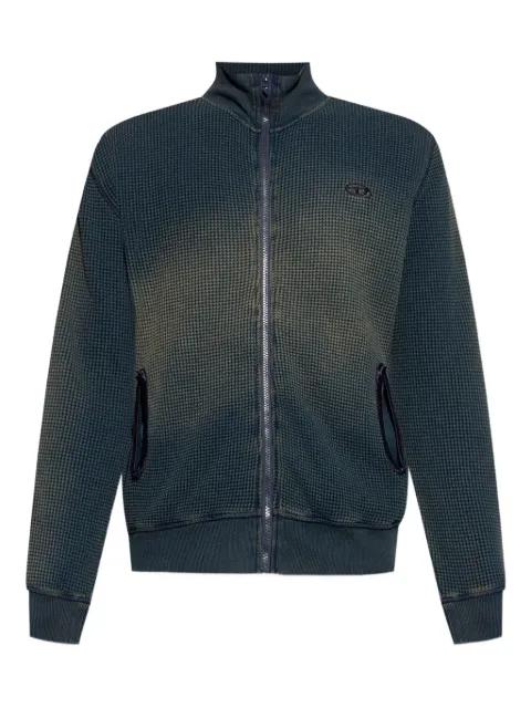waffle-knit cardigan by DIESEL