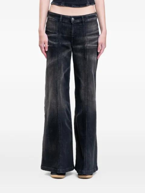 wide-leg high-waisted jeans by DIESEL
