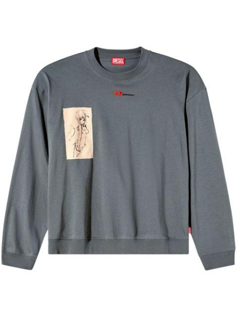 x Damiano David S-Boxt sweater by DIESEL