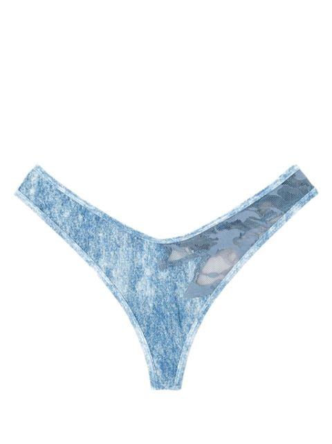 x Savage x Fenty camo-lace thong by DIESEL