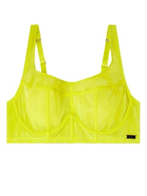 x Savage x Fenty flocked bra by DIESEL