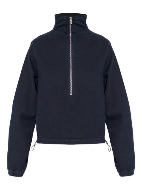 zip funnel-neck sweater by DIESEL