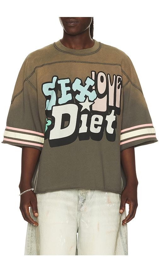 Diet Starts Monday SL&D-26 Tee in Brown by DIET STARTS MONDAY