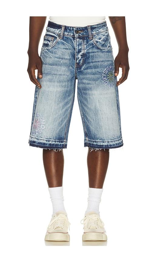 Diet Starts Monday Sol Denim Shorts in Blue by DIET STARTS MONDAY