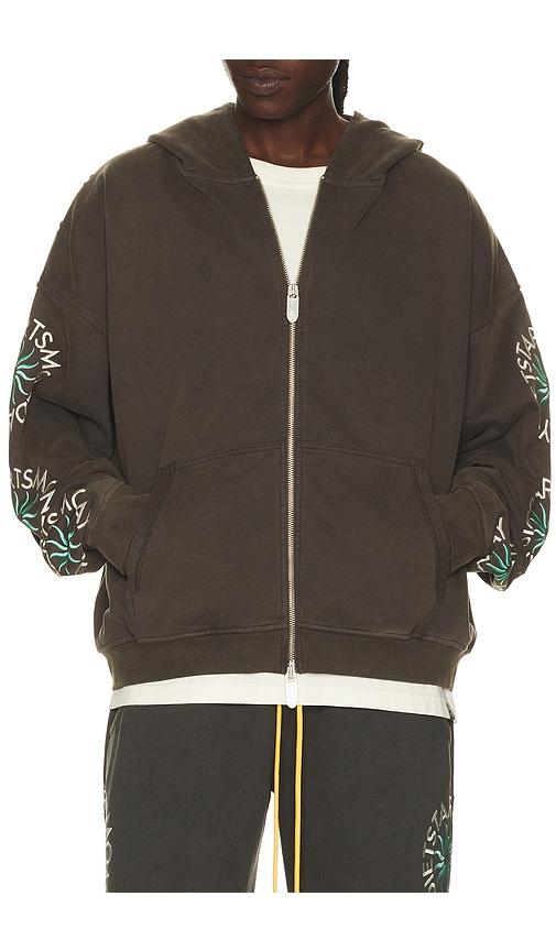 Diet Starts Monday Sol Full Zip Hoodie in Black by DIET STARTS MONDAY