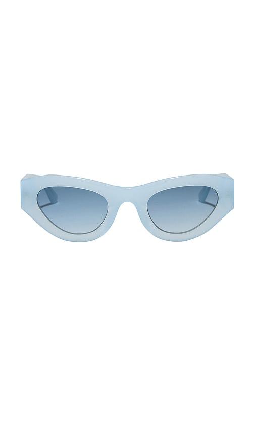 DIFF EYEWEAR X For Love & Lemons Cat Eye Sunglasses in Blue by DIFF EYEWEAR