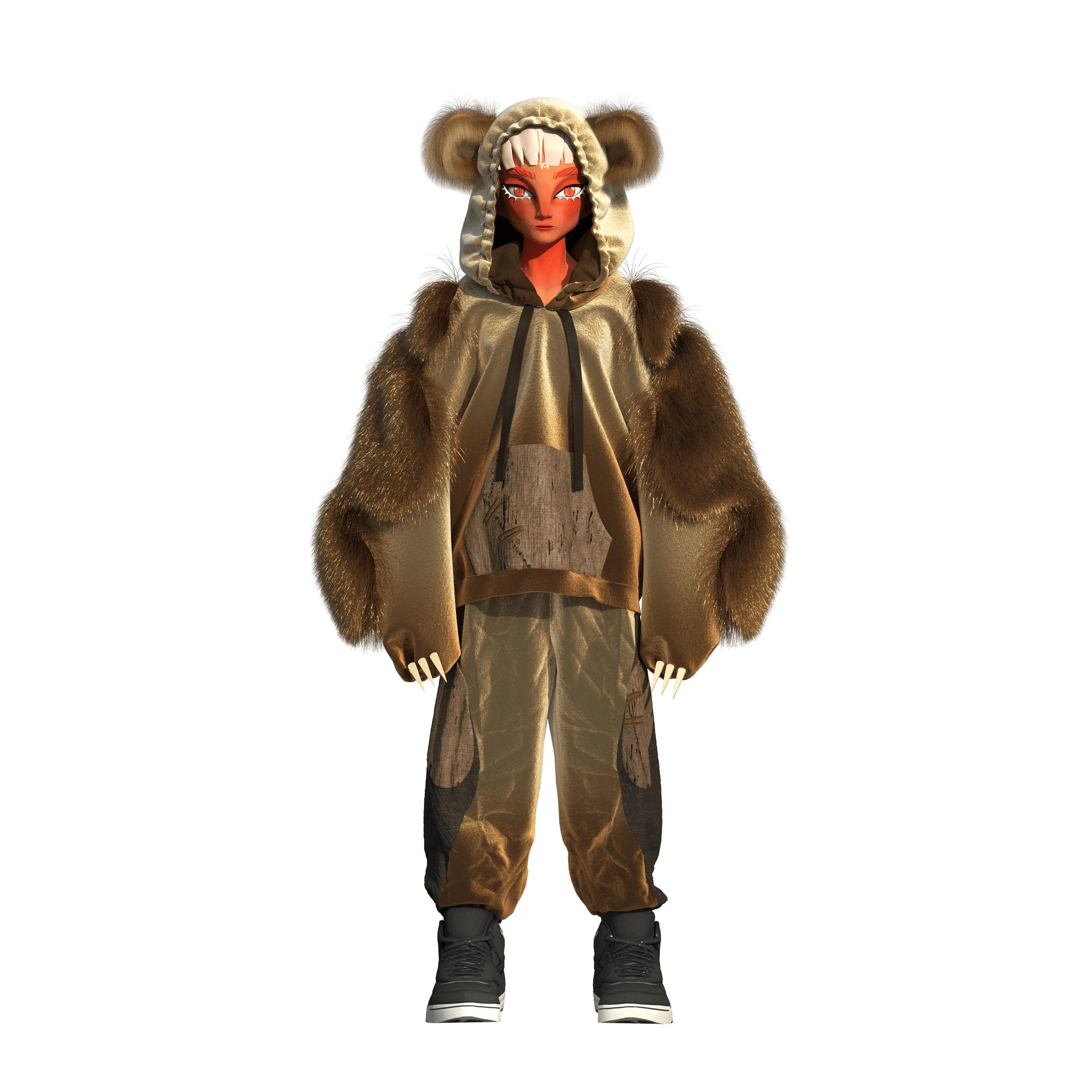 NFTeddy Bear by DIGITAL.FASHION.PRINCESS
