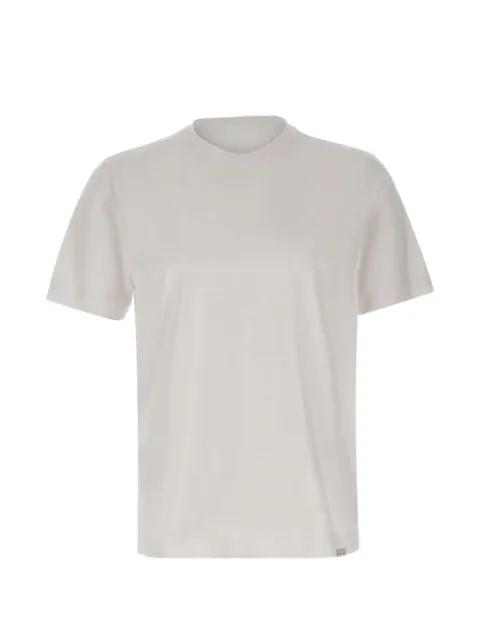 crew-neck side-slits T-shirt by DIKTAT