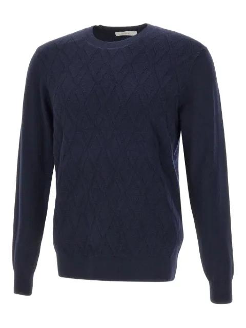 diamond-pattern sweater by DIKTAT