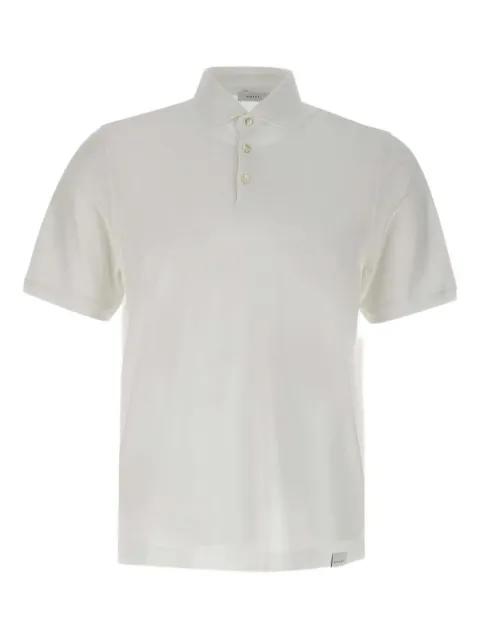 mother-of-pearl button polo shirt by DIKTAT