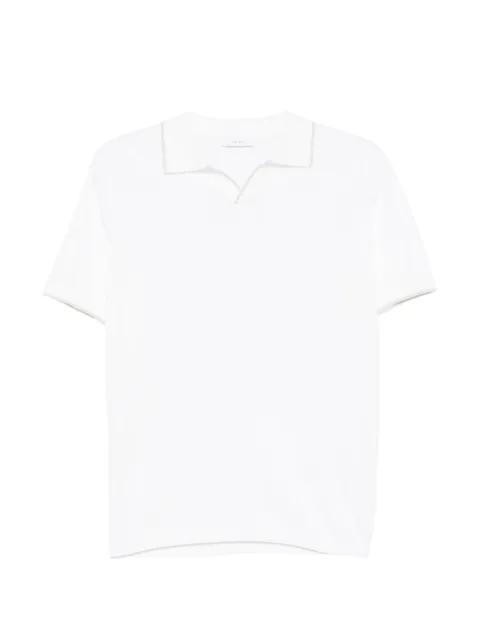 ribbed V-neck polo shirt by DIKTAT