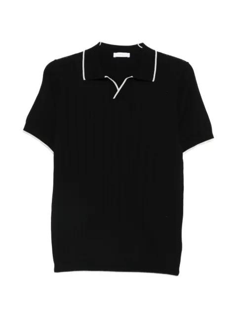 ribbed contrast-tipped T-shirt by DIKTAT