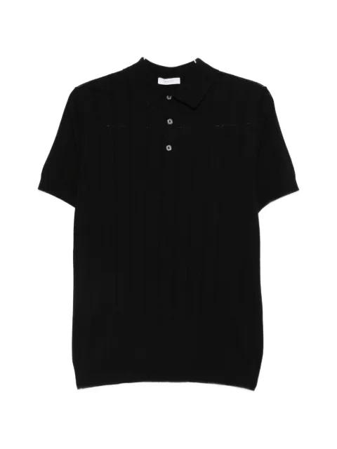ribbed-knit polo shirt by DIKTAT
