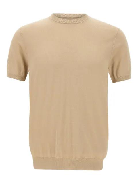 short-sleeve ribbed sweater by DIKTAT