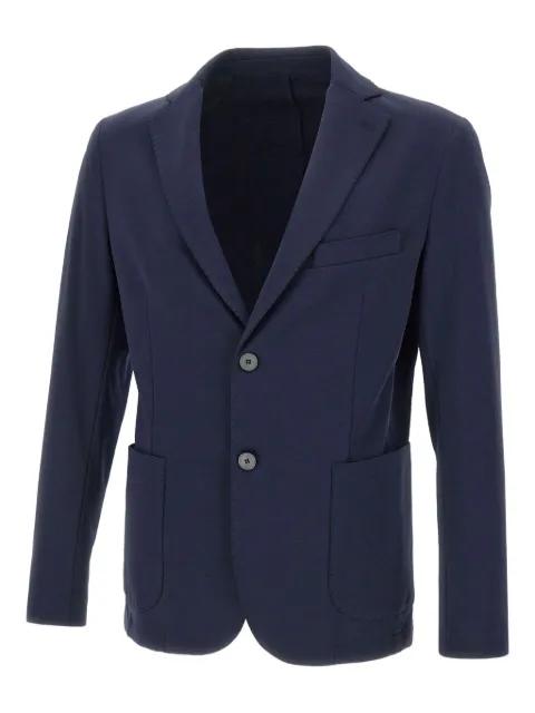 two-button patch-pocket blazer by DIKTAT
