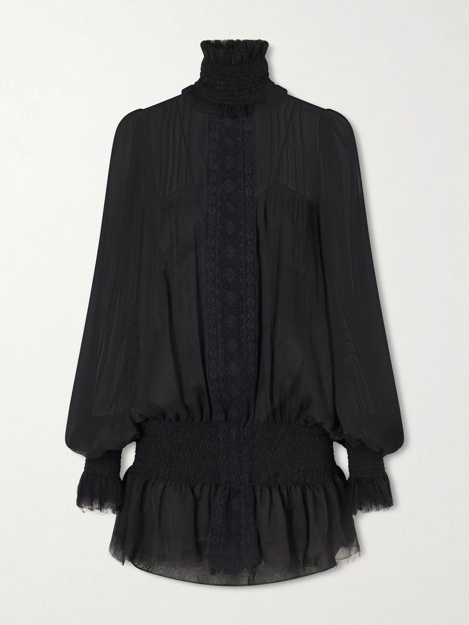 Drama of Exile silk-crepon mini dress by DILARA FINDIKOGLU