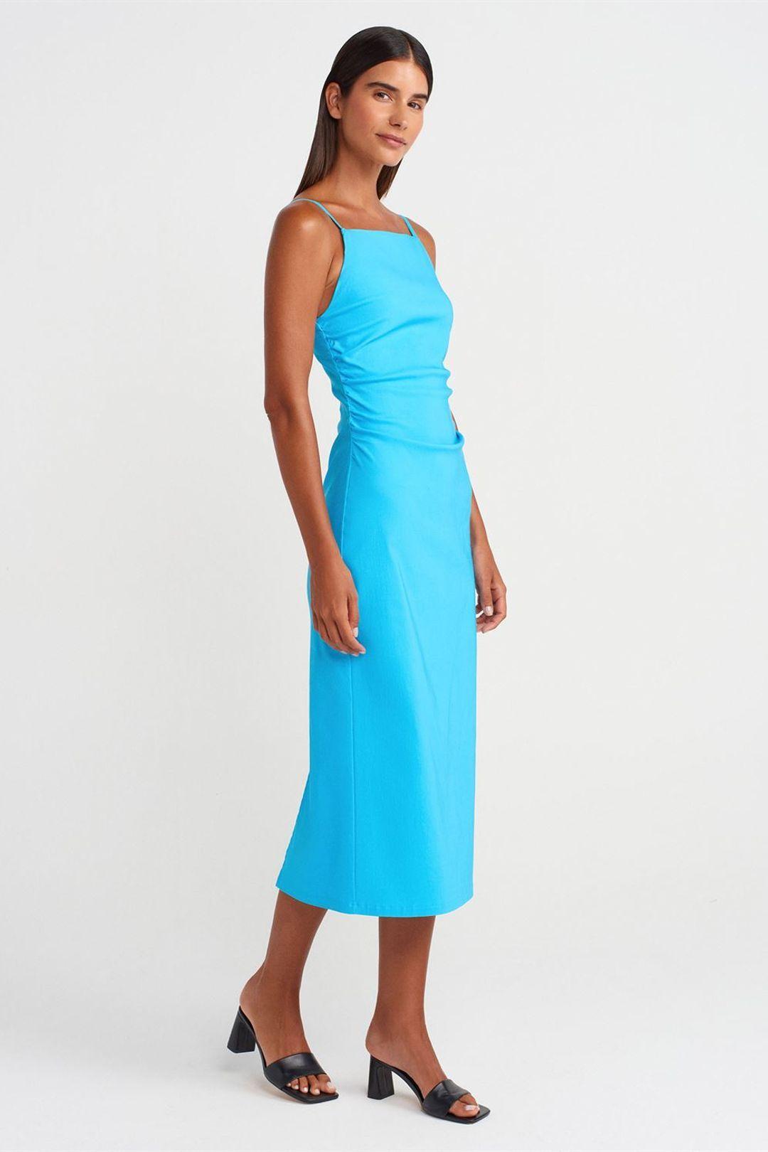 Sleeveless Bodycon Midi Dress by DILVIN