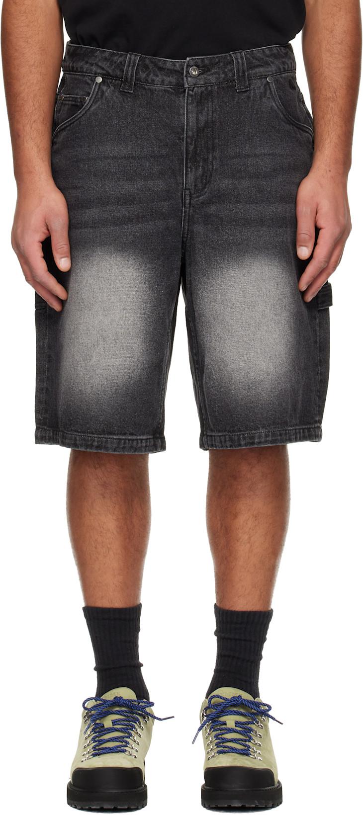 Black Classic Denim Shorts by DIME