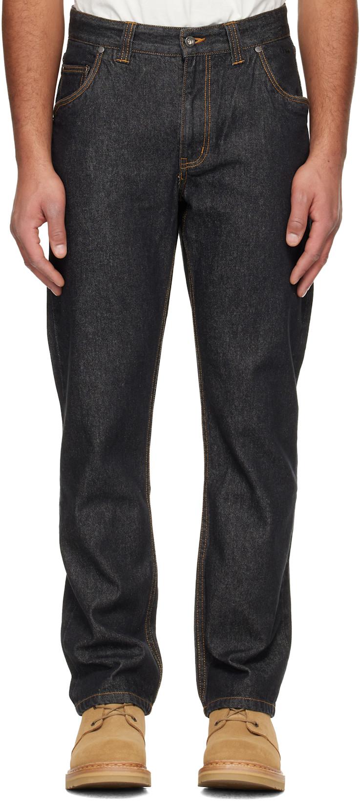 Black Straight Jeans by DIME