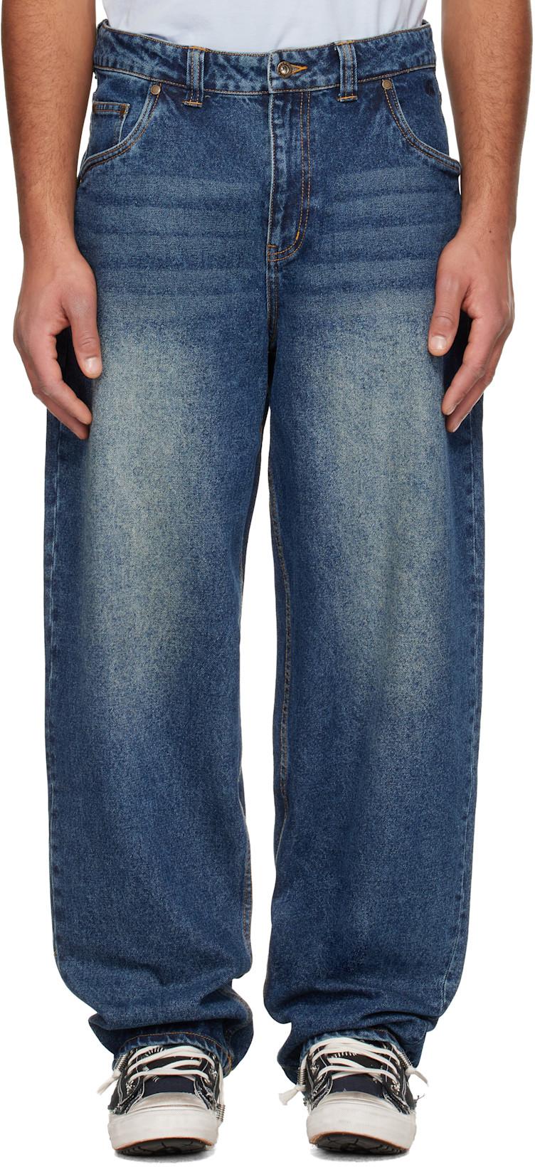 Blue Baggy Jeans by DIME