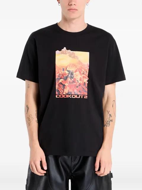 Cook Out 2 graphic-print T-shirt by DIME