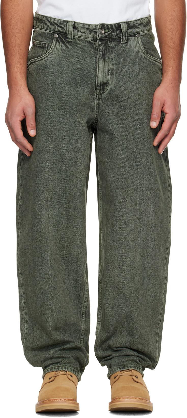Green Baggy Jeans by DIME