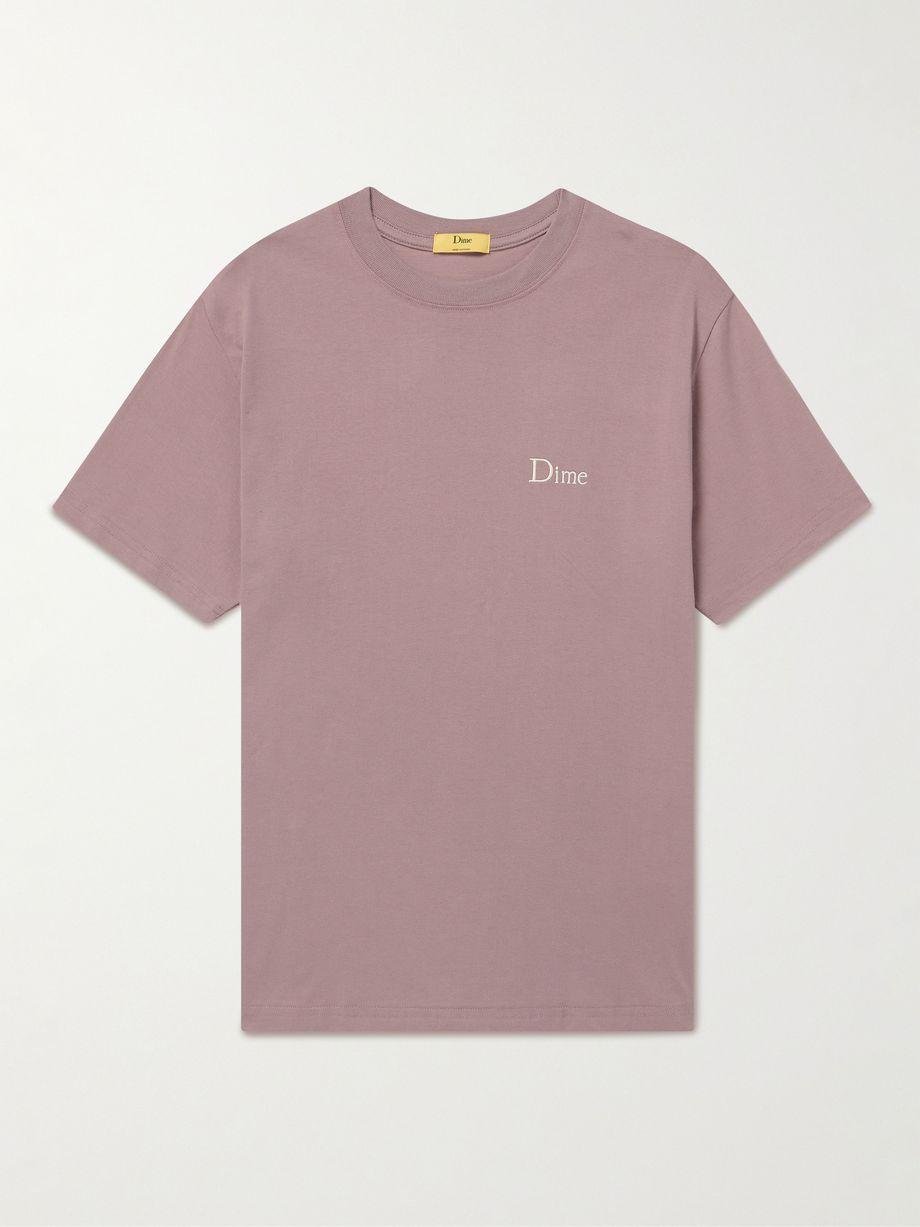 Logo-Embroidered Cotton-Jersey T-Shirt by DIME