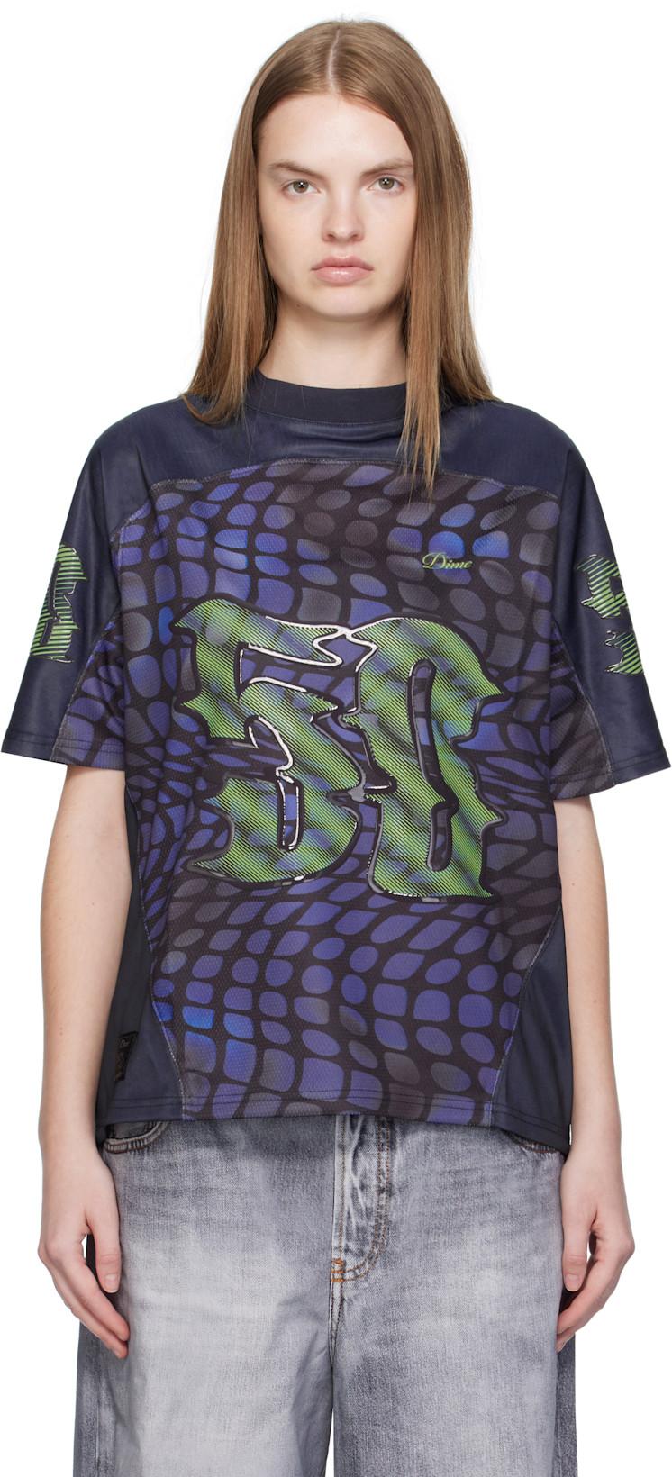 Navy N50 Jersey T-shirt by DIME